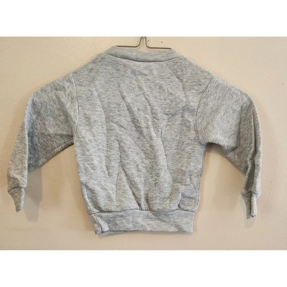 Vintage Pint Size Kids Sweatshirt Made In Taiwan Size 24 Months Varsity All Star